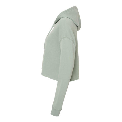 Sage - Side - Independent Trading Co. Womens Lightweight Crop Hooded Sweatshirt