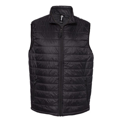 Black - Front - Independent Trading Co. Puffer Vest