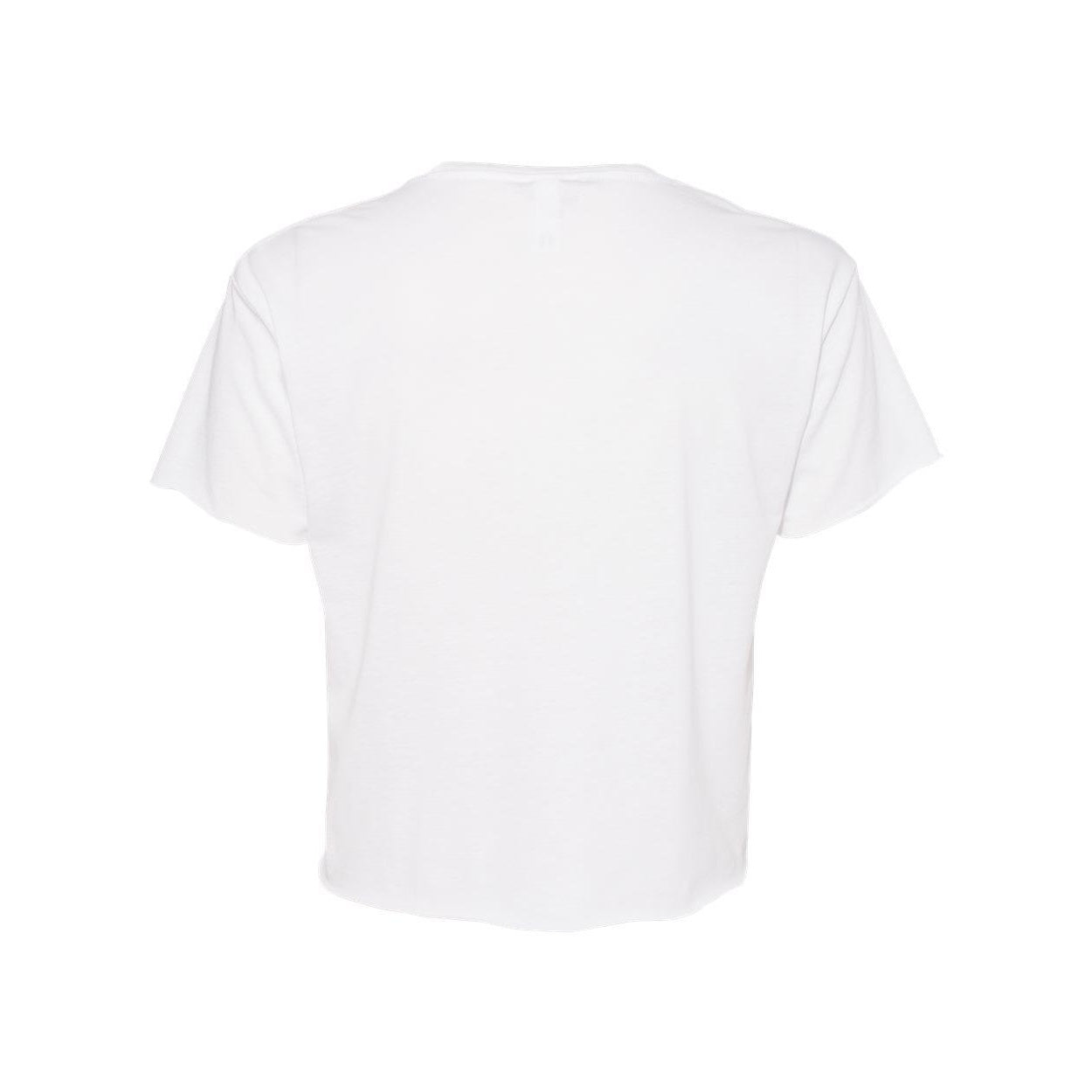 White - Back - Next Level Women's Festival Crop Top