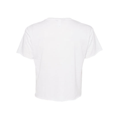 White - Back - Next Level Women's Festival Crop Top