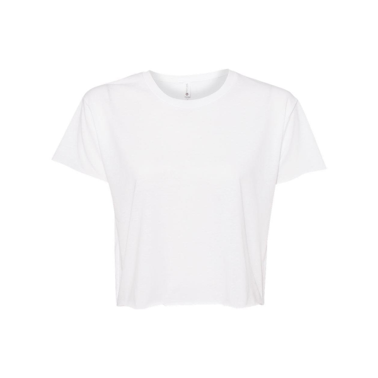 White - Back - Next Level Women's Festival Crop Top