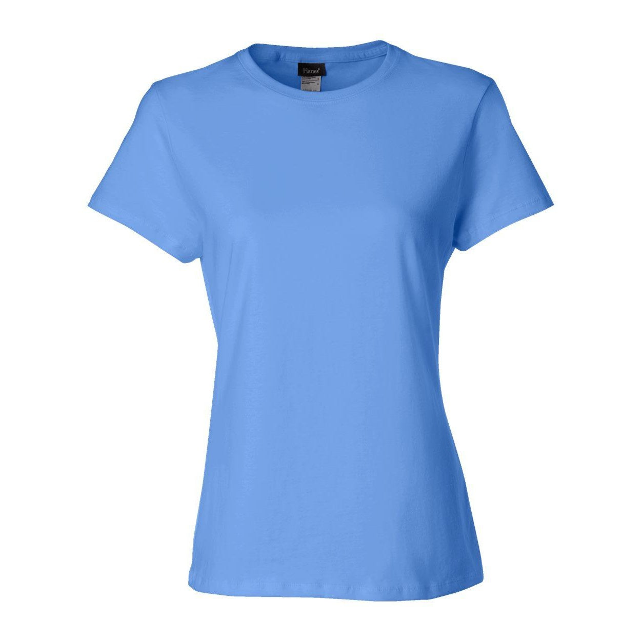 Carolina Blue - Front - Hanes Perfect-T Womens T-Shirt