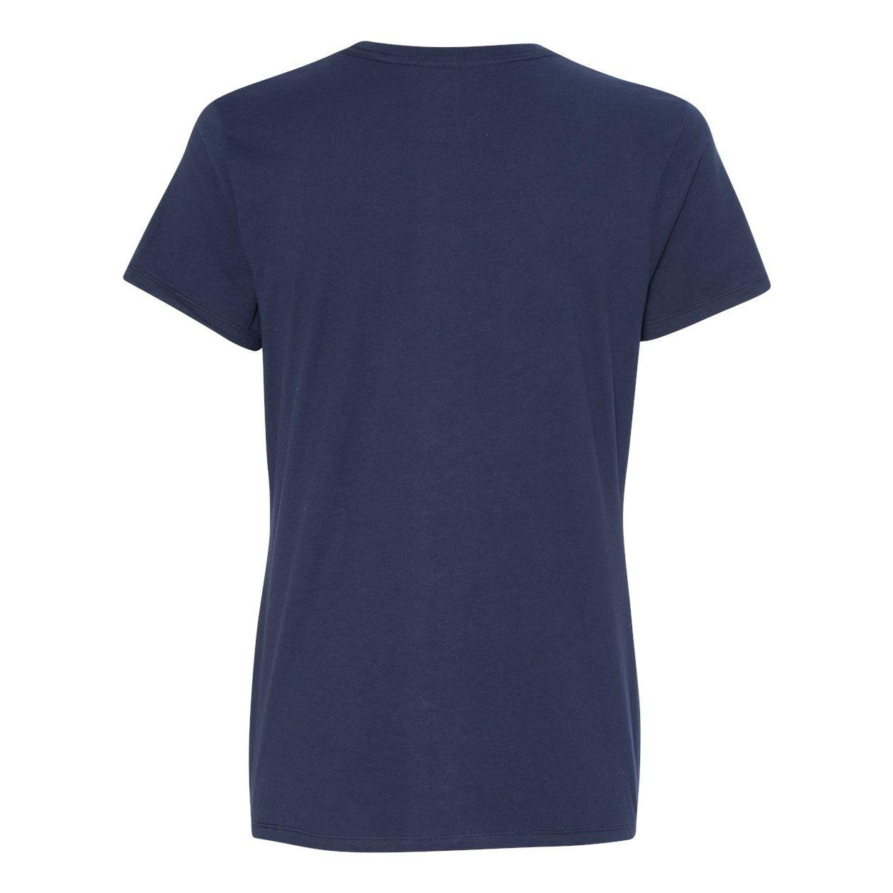 Navy - Back - Hanes Perfect-T Womens T-Shirt