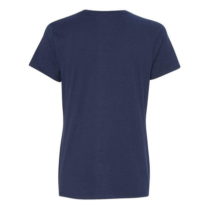 Navy - Back - Hanes Perfect-T Womens T-Shirt