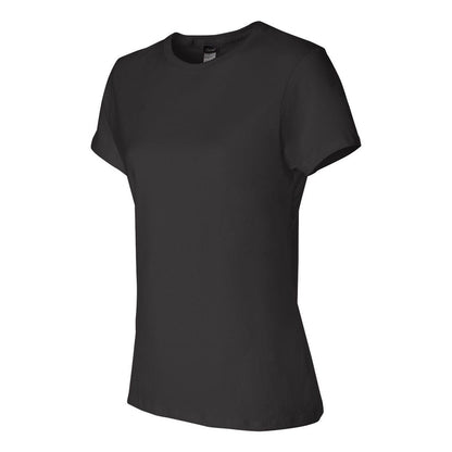 Black - Side - Hanes Perfect-T Womens T-Shirt