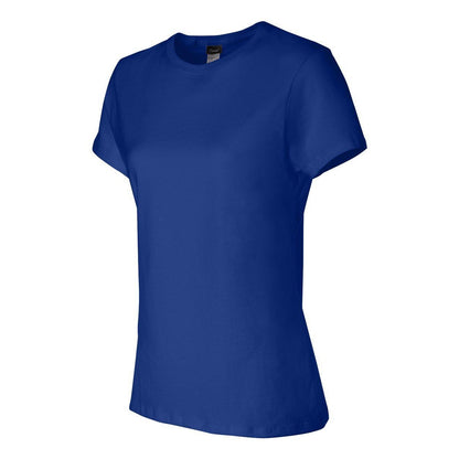 Deep Royal - Side - Hanes Perfect-T Womens T-Shirt