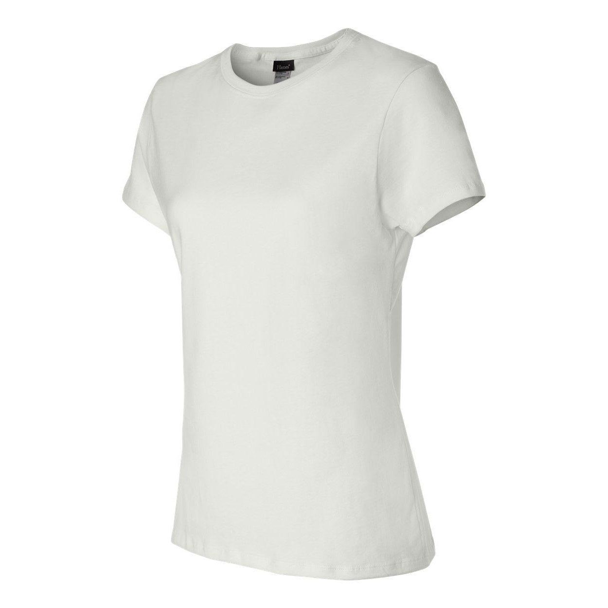 White - Side - Hanes Perfect-T Womens T-Shirt