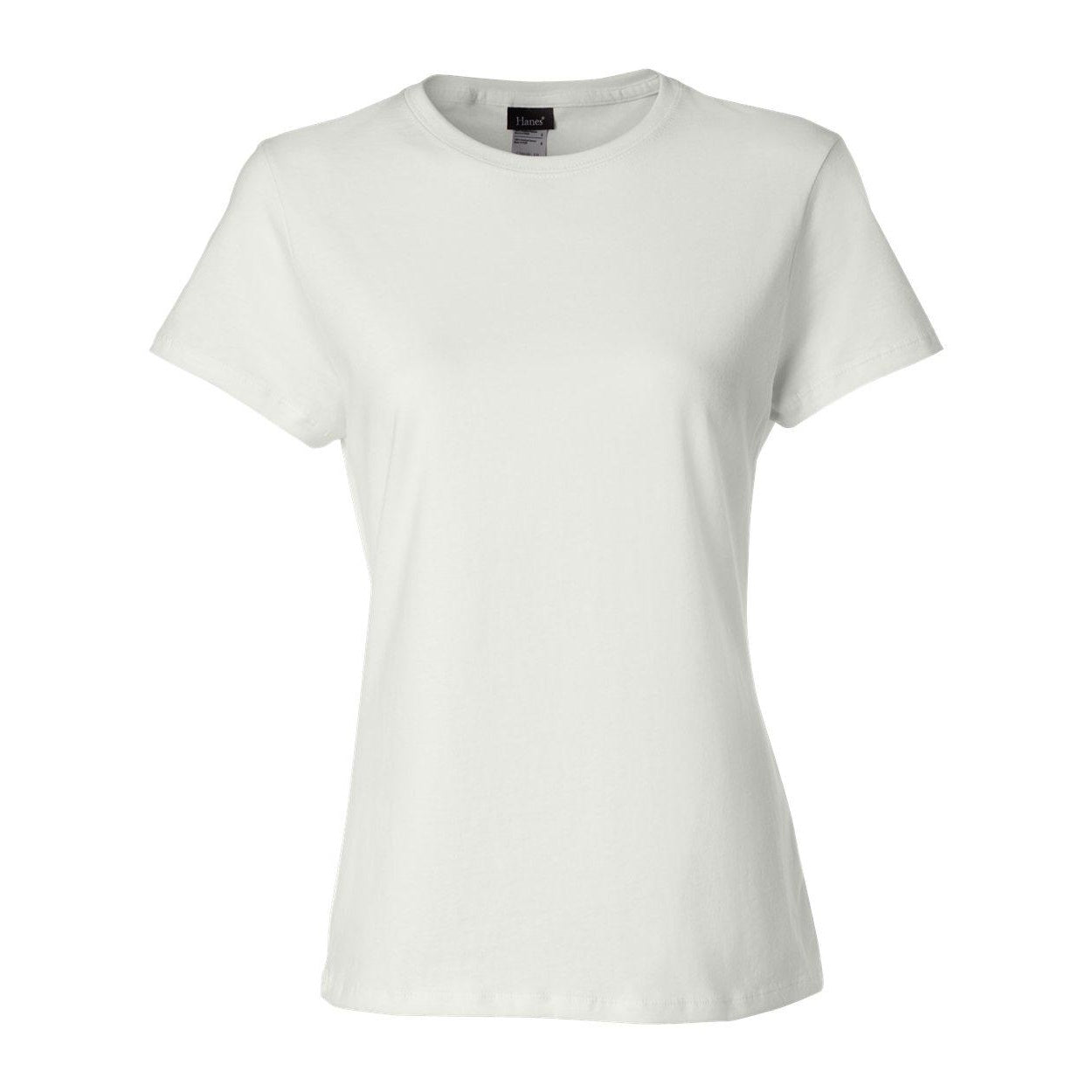 White - Front - Hanes Perfect-T Womens T-Shirt