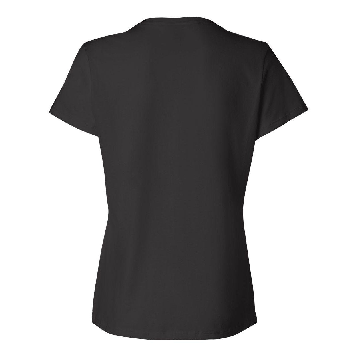 Black - Back - Hanes Perfect-T Womens T-Shirt