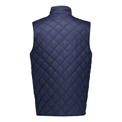 Navy - Back - Weatherproof Vintage Diamond Quilted Vest