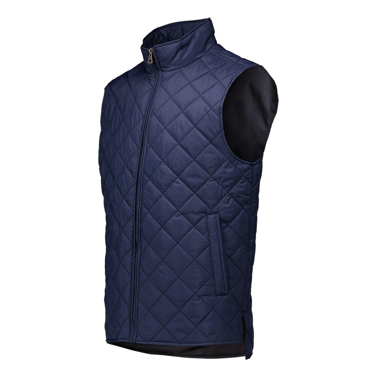 Navy - Side - Weatherproof Vintage Diamond Quilted Vest
