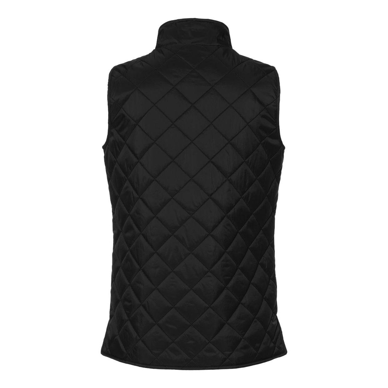 Black - Back - Weatherproof Women's Vintage Diamond Quilted Vest