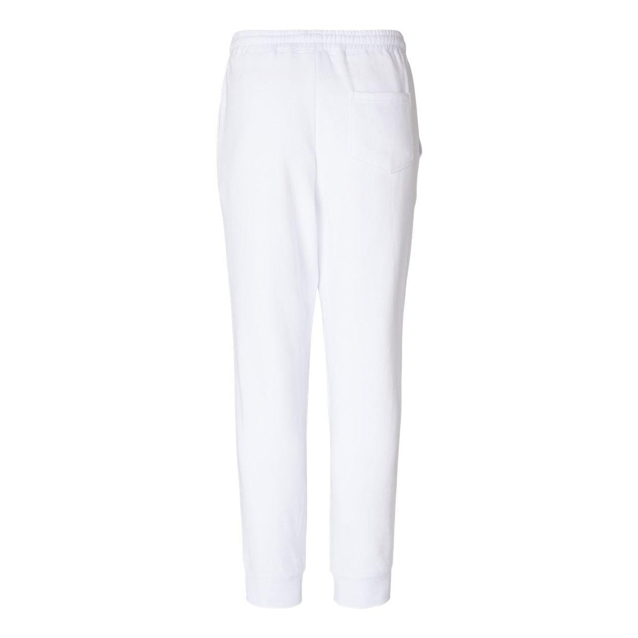 White - Back - Independent Trading Co. Midweight Fleece Pants
