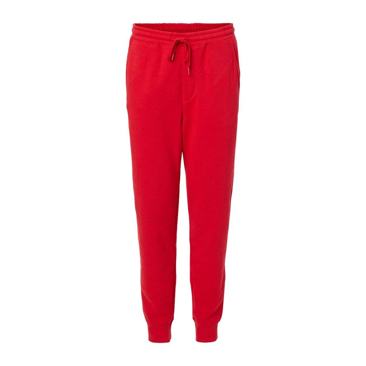 Red - Front - Independent Trading Co. Midweight Fleece Pants
