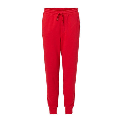 Red - Front - Independent Trading Co. Midweight Fleece Pants