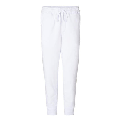 White - Front - Independent Trading Co. Midweight Fleece Pants