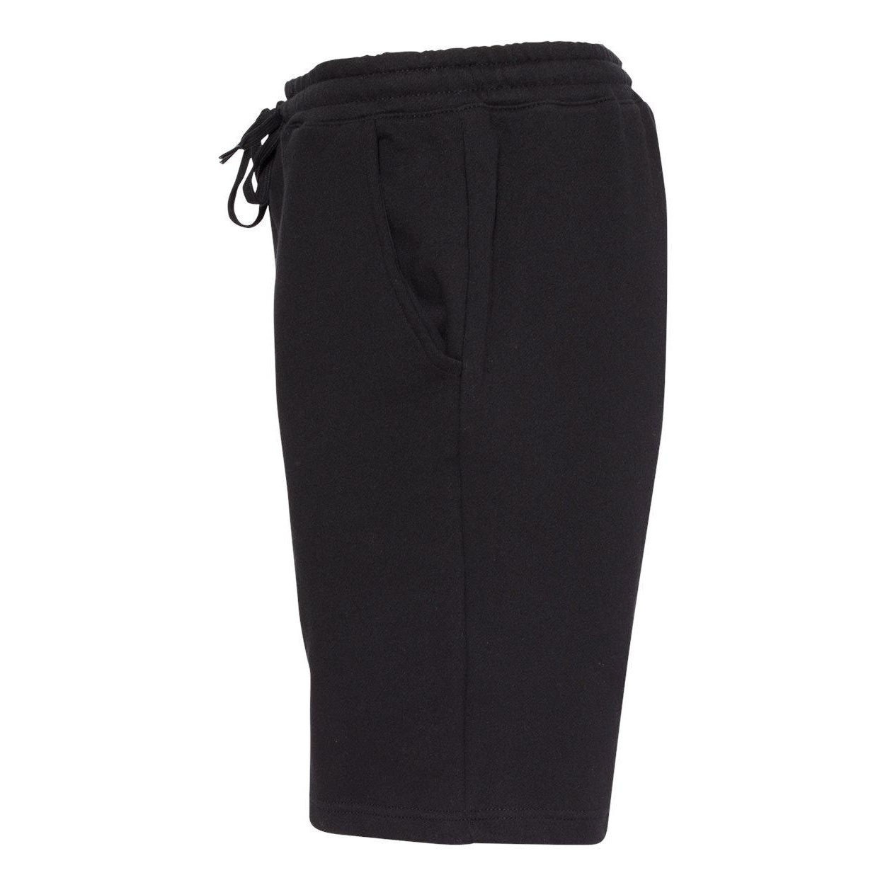 Black - Side - Independent Trading Co. Midweight Fleece Shorts