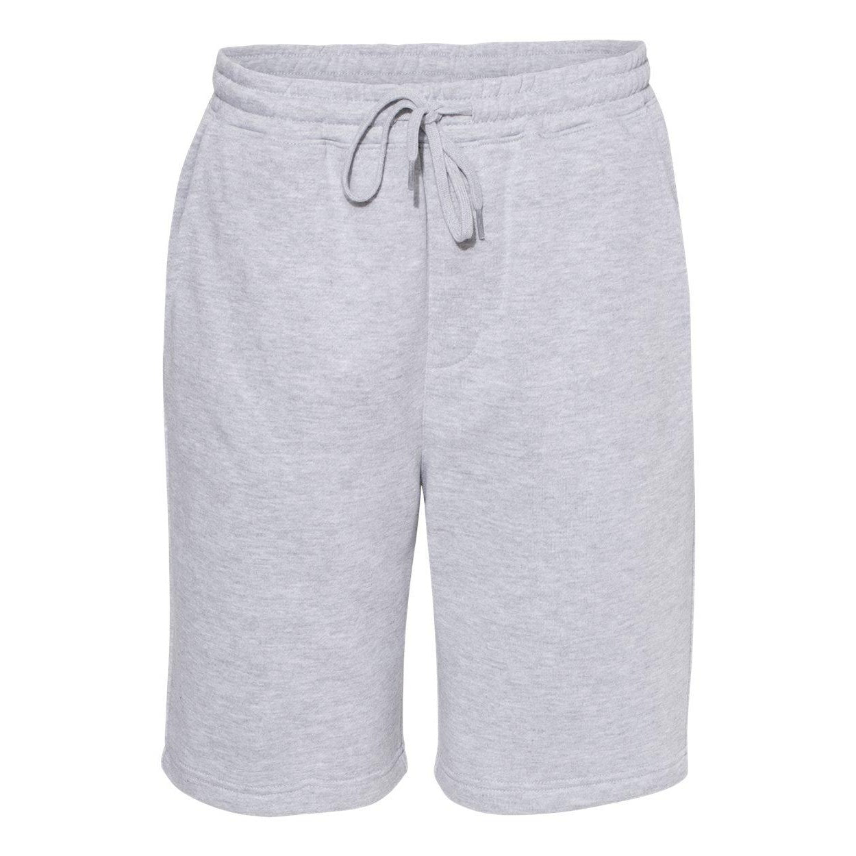 Grey Heather - Front - Independent Trading Co. Midweight Fleece Shorts