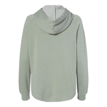 Sage - Back - Independent Trading Co. Women's California Wave Wash Full-Zip Hooded Sweatshirt