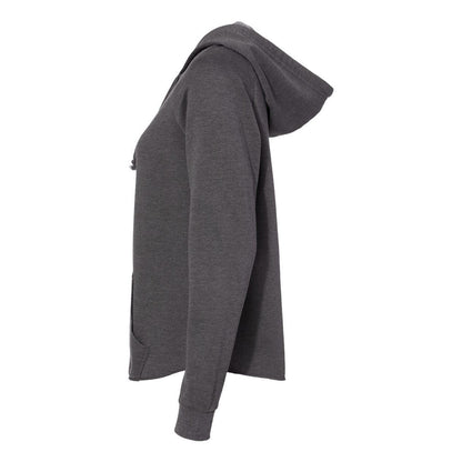 Shadow - Side - Independent Trading Co. Women's California Wave Wash Full-Zip Hooded Sweatshirt