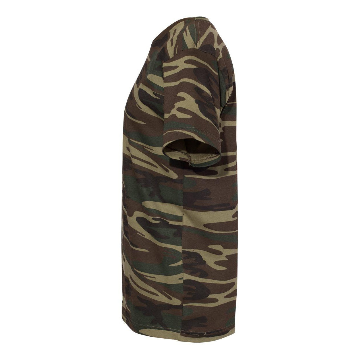 Green Woodland - Side - Code Five Adult Camo Tee