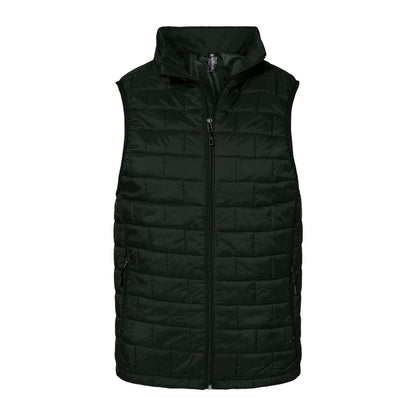 Black - Front - Burnside Elemental Puffer Vest