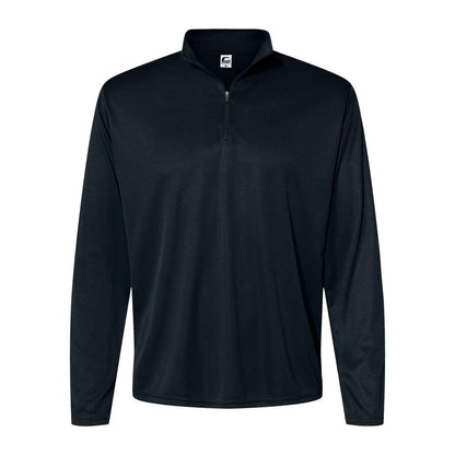 Black - Front - C2 Sport Quarter-Zip Pullover