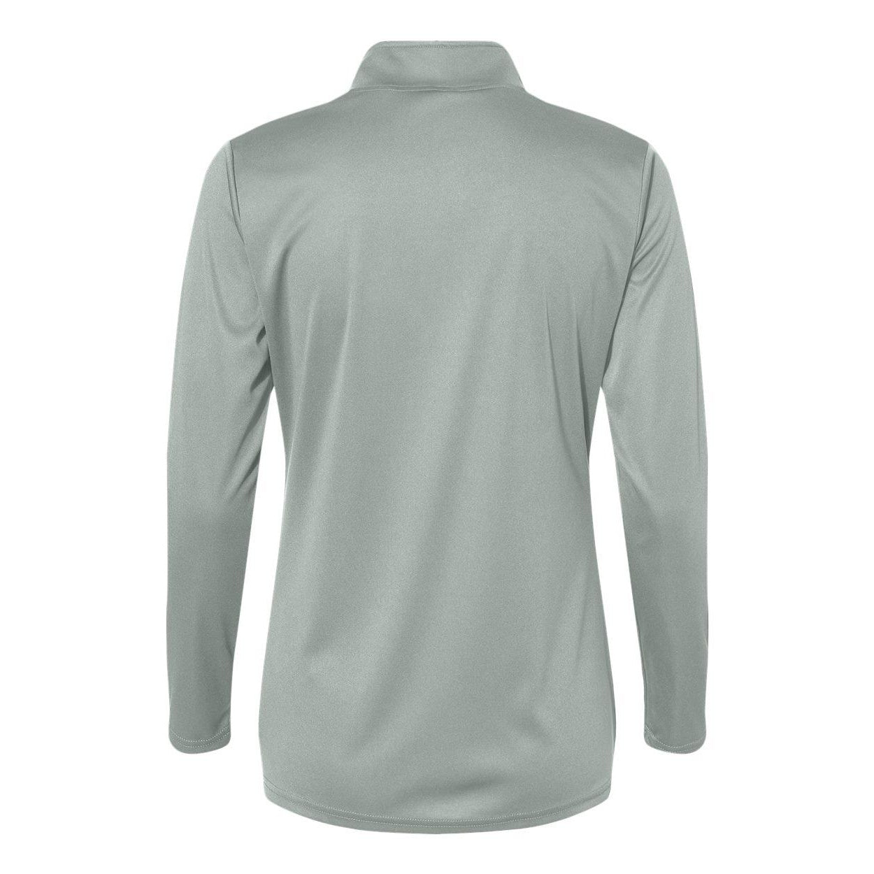Silver - Back - C2 Sport Women's Quarter-Zip Pullover