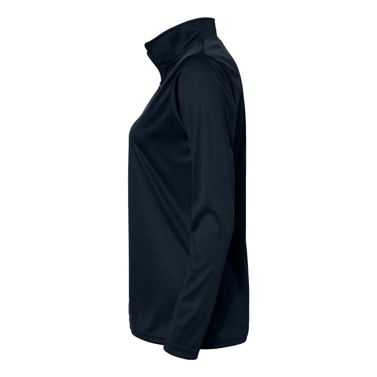 Navy - Side - C2 Sport Women's Quarter-Zip Pullover