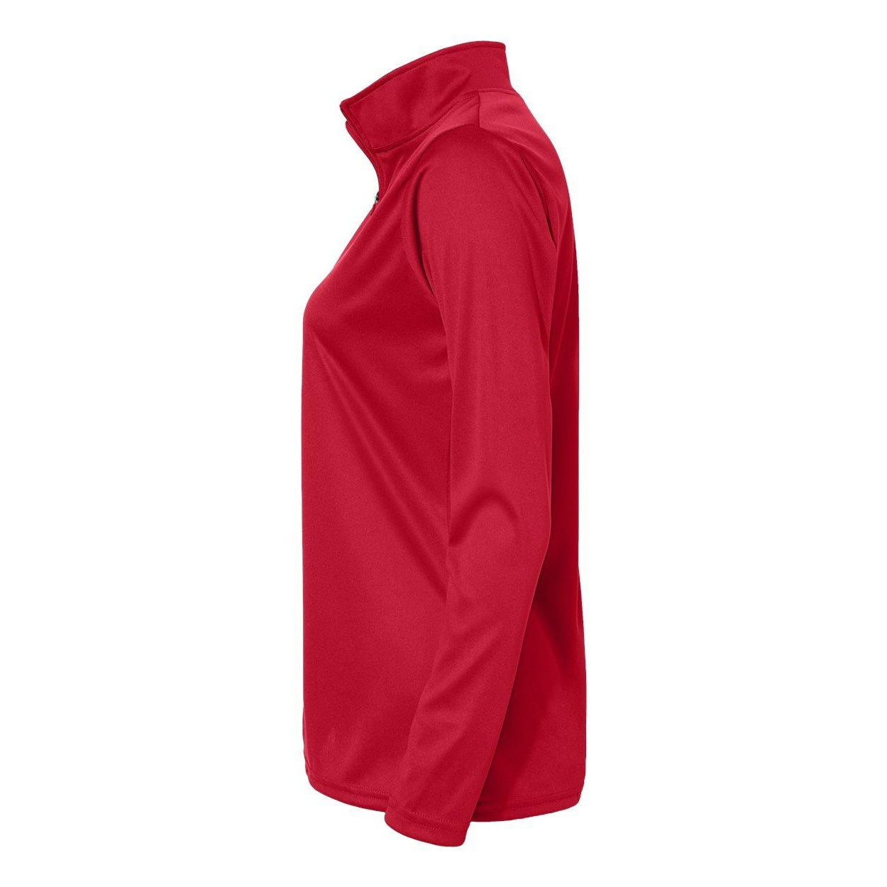 Red - Back - C2 Sport Women's Quarter-Zip Pullover