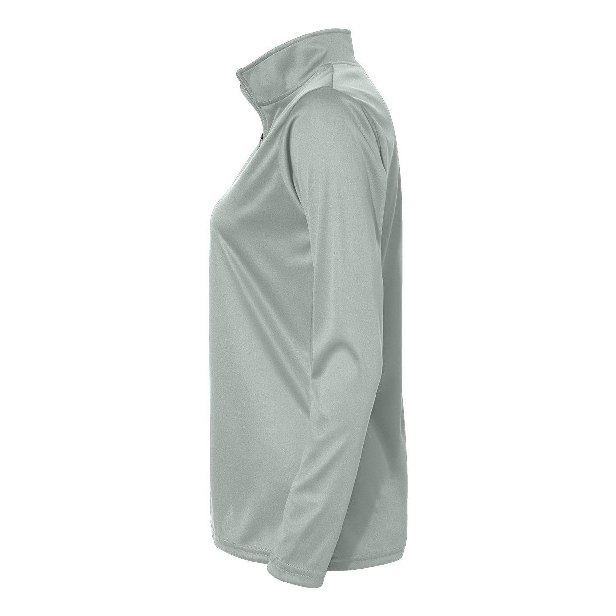 Silver - Side - C2 Sport Women's Quarter-Zip Pullover