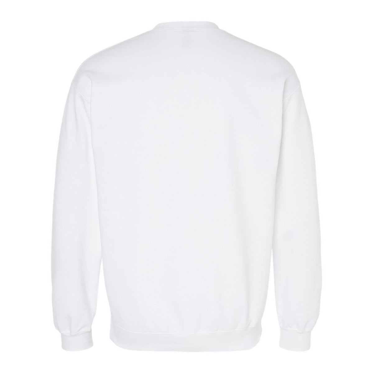 White - Back - Gildan Softstyle Crewneck Sweatshirt