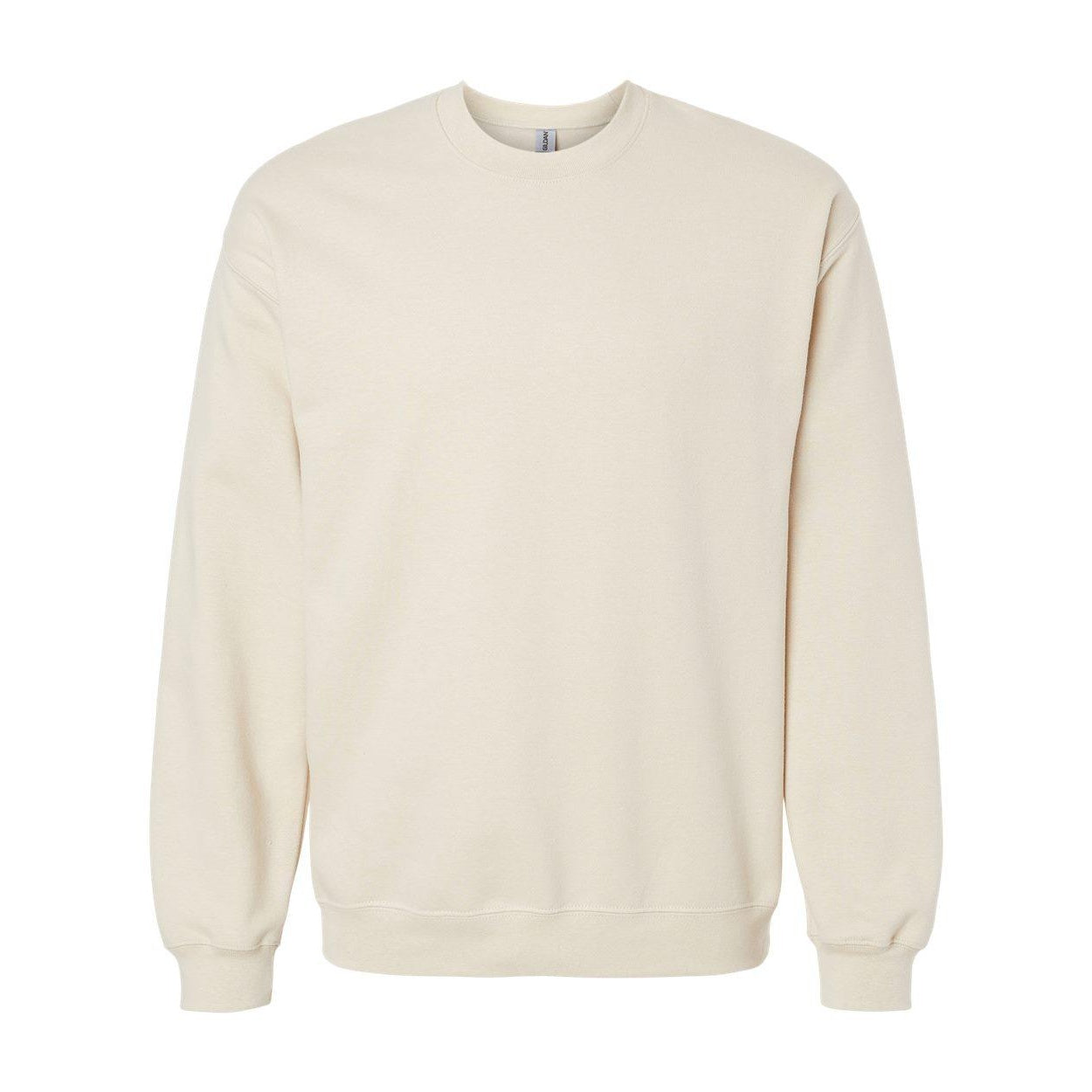 Sand - Front - Gildan Softstyle Crewneck Sweatshirt