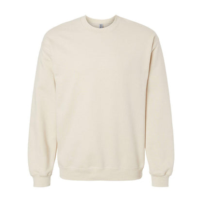 Sand - Front - Gildan Softstyle Crewneck Sweatshirt