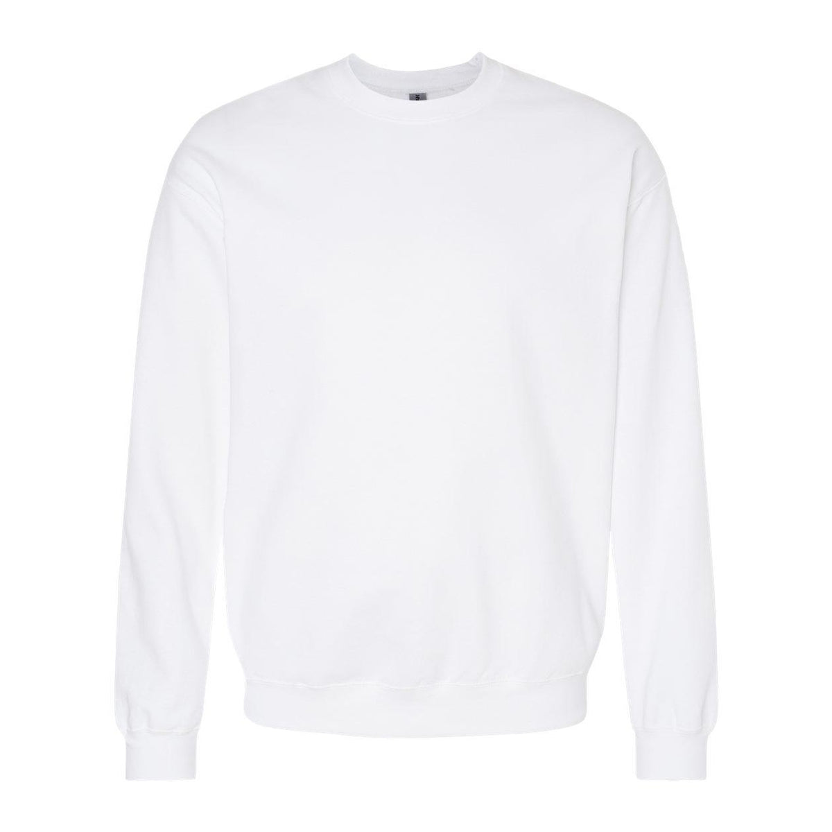 White - Front - Gildan Softstyle Crewneck Sweatshirt