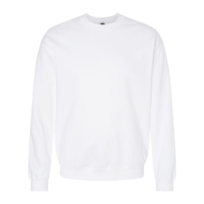 White - Front - Gildan Softstyle Crewneck Sweatshirt