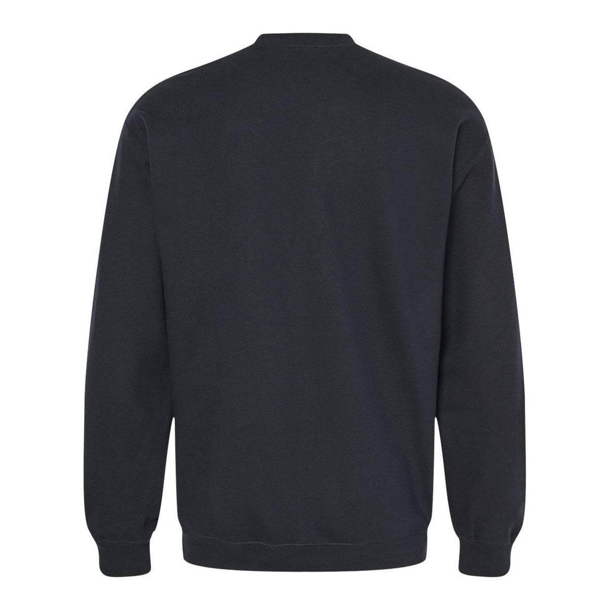 Black - Back - Gildan Softstyle Crewneck Sweatshirt