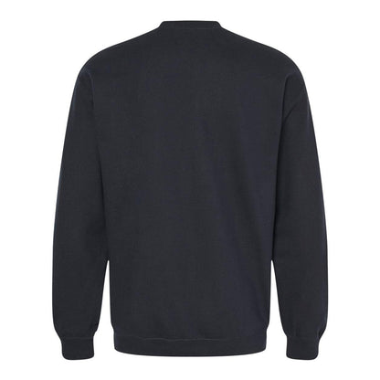 Black - Back - Gildan Softstyle Crewneck Sweatshirt