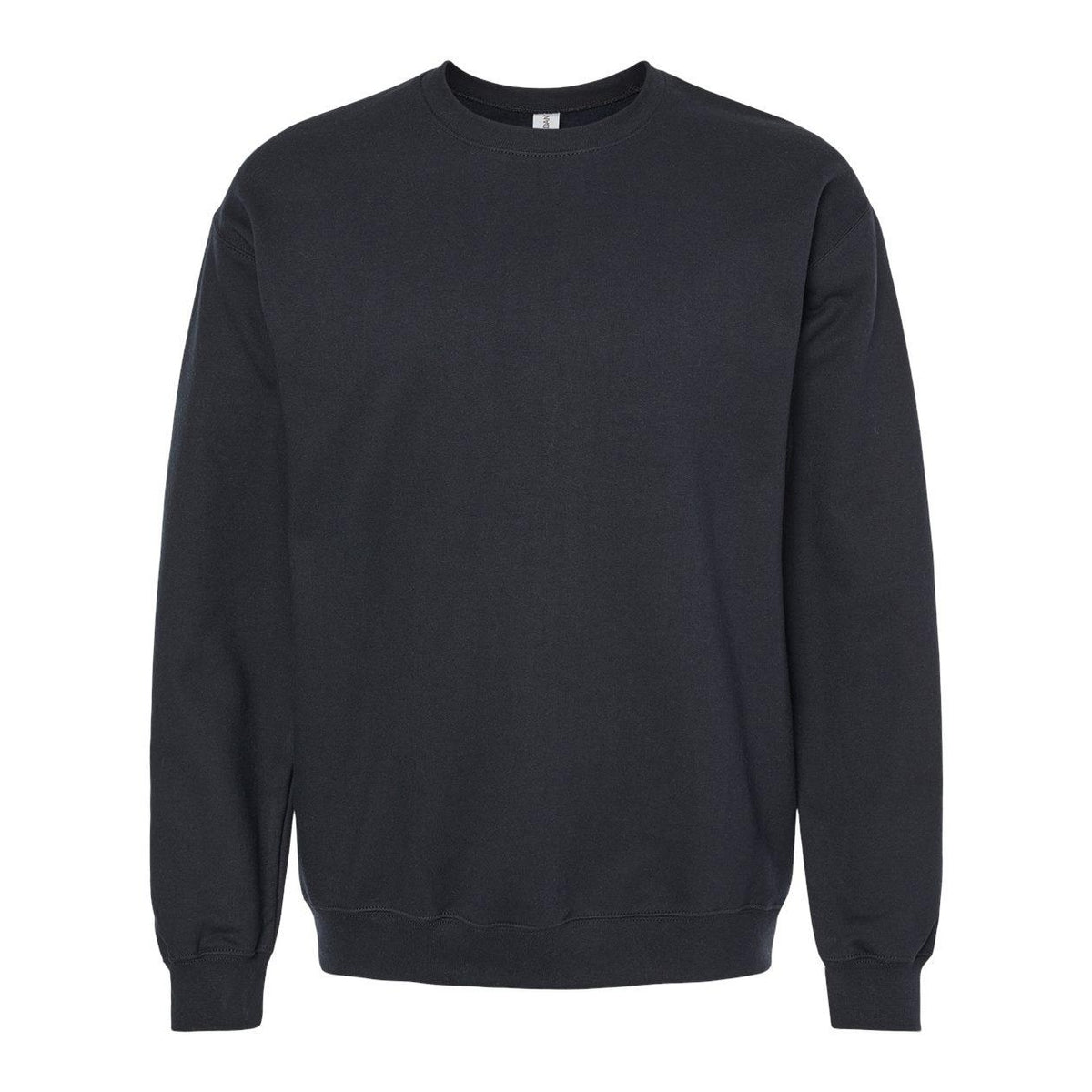 Black - Front - Gildan Softstyle Crewneck Sweatshirt