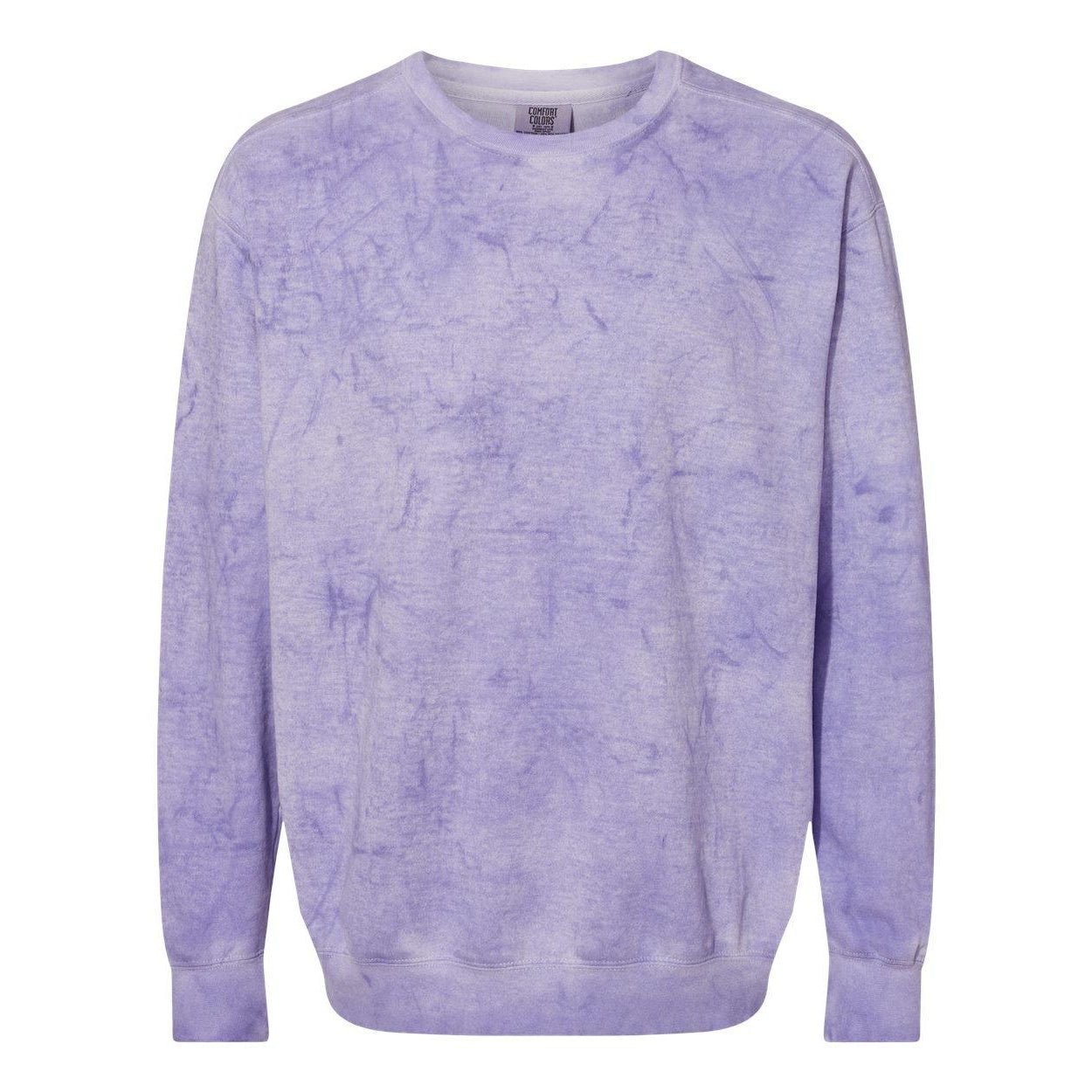 Amethyst - Front - Comfort Colors Colorblast Crewneck Sweatshirt