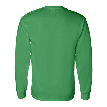 Purple - Front - Gildan Heavy Cotton Long Sleeve T-Shirt