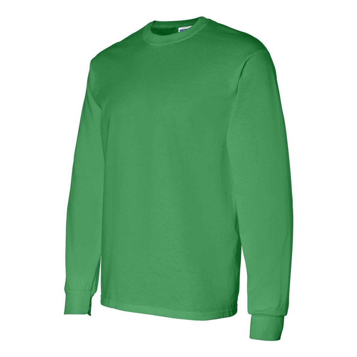 Red - Front - Gildan Heavy Cotton Long Sleeve T-Shirt
