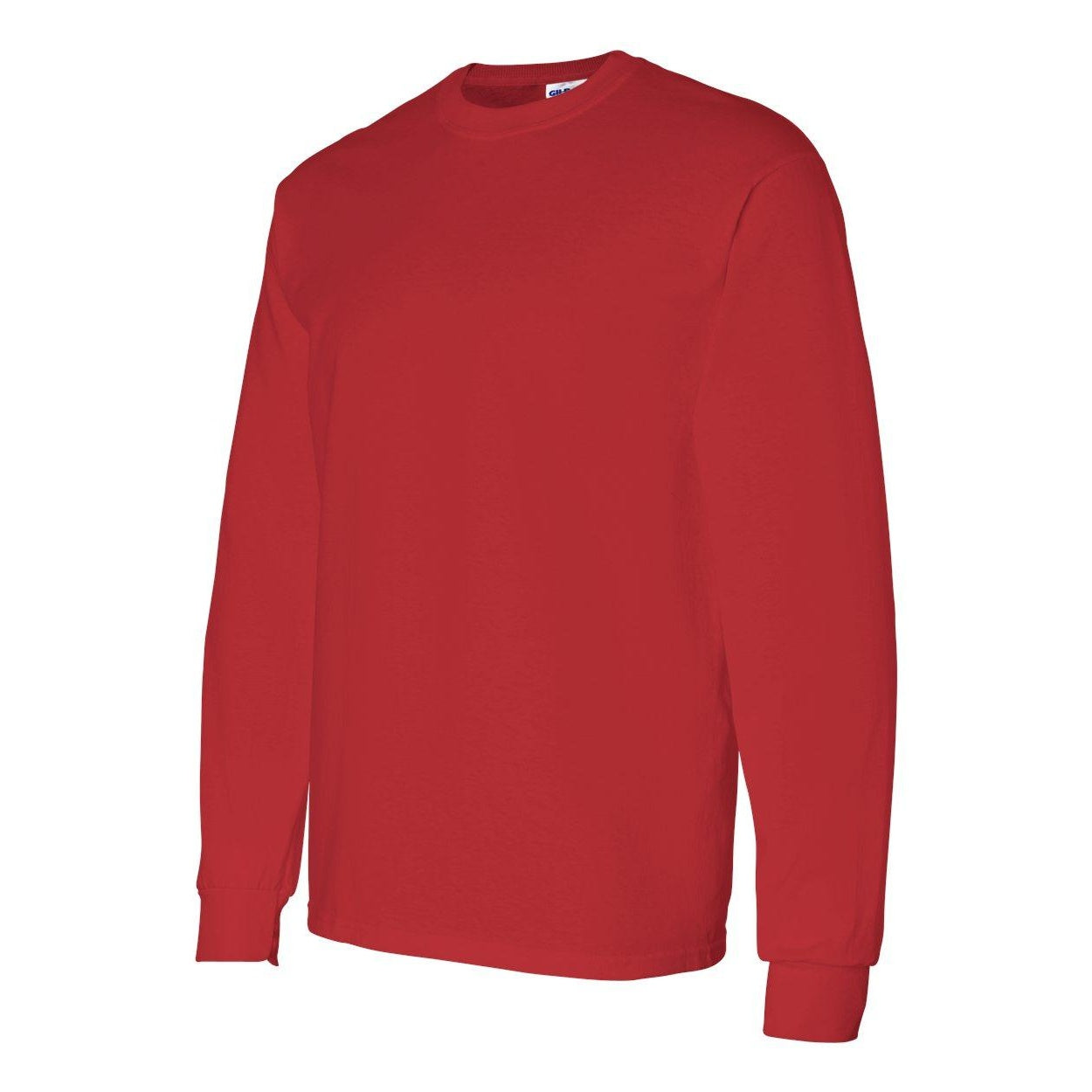 Black - Back - Gildan Heavy Cotton Long Sleeve T-Shirt