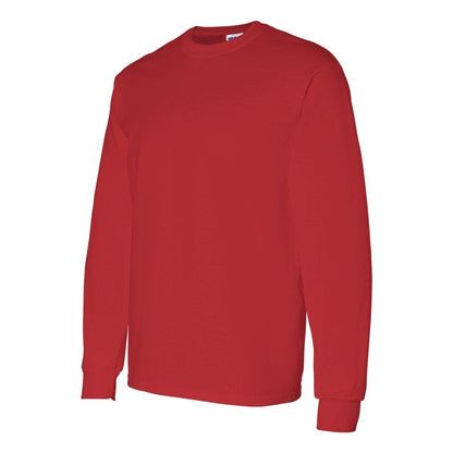 Black - Back - Gildan Heavy Cotton Long Sleeve T-Shirt