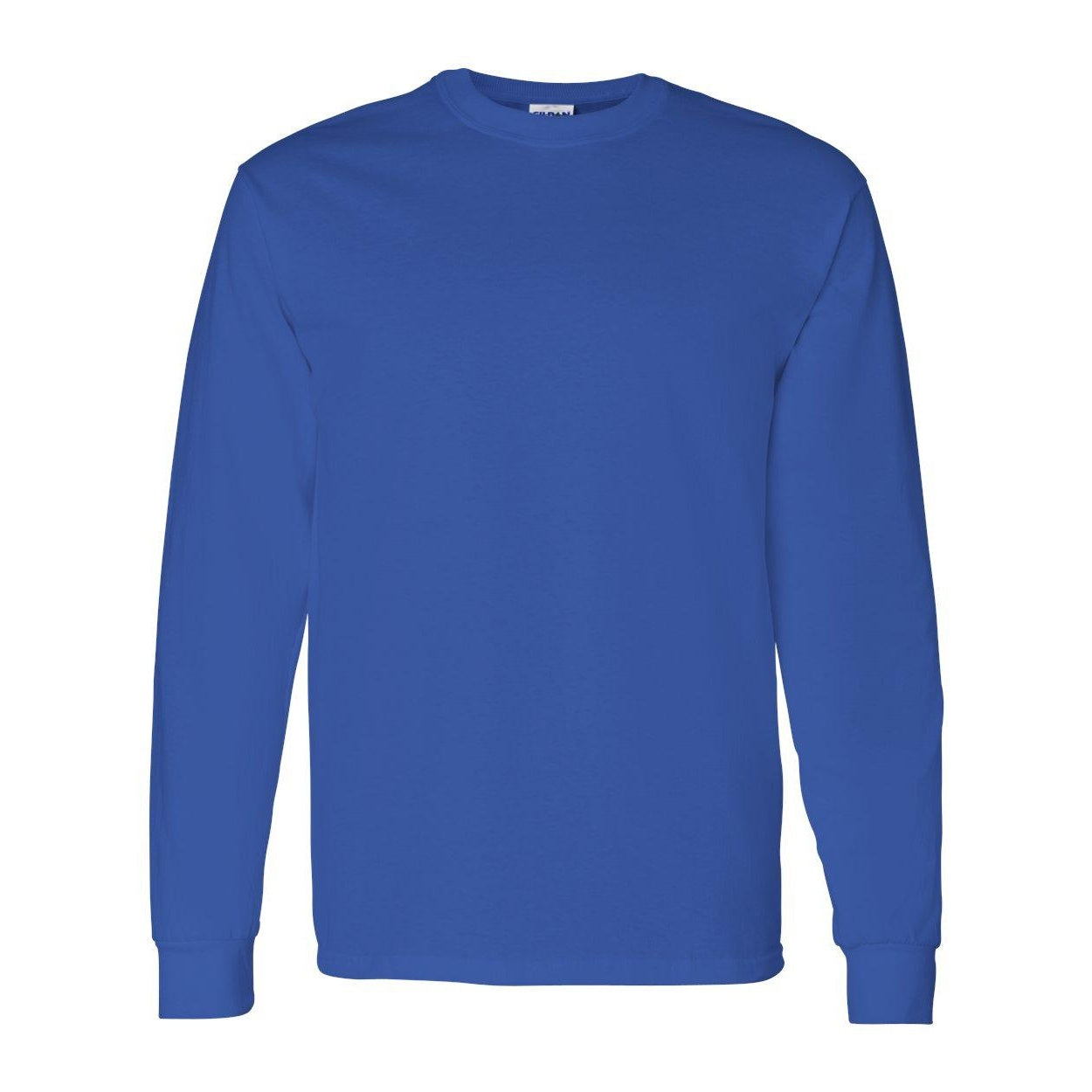 Cardinal Red - Back - Gildan Heavy Cotton Long Sleeve T-Shirt