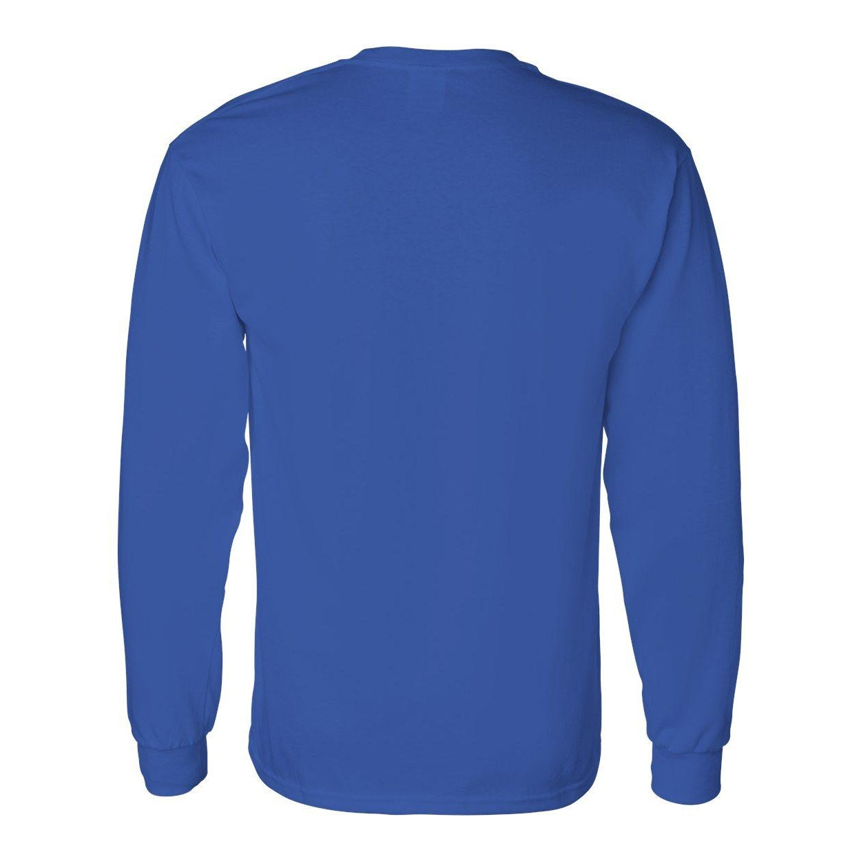 Carolina Blue - Back - Gildan Heavy Cotton Long Sleeve T-Shirt