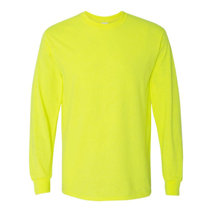 Garnet - Back - Gildan Heavy Cotton Long Sleeve T-Shirt