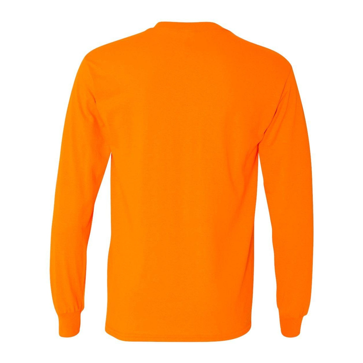 Maroon - Back - Gildan Heavy Cotton Long Sleeve T-Shirt