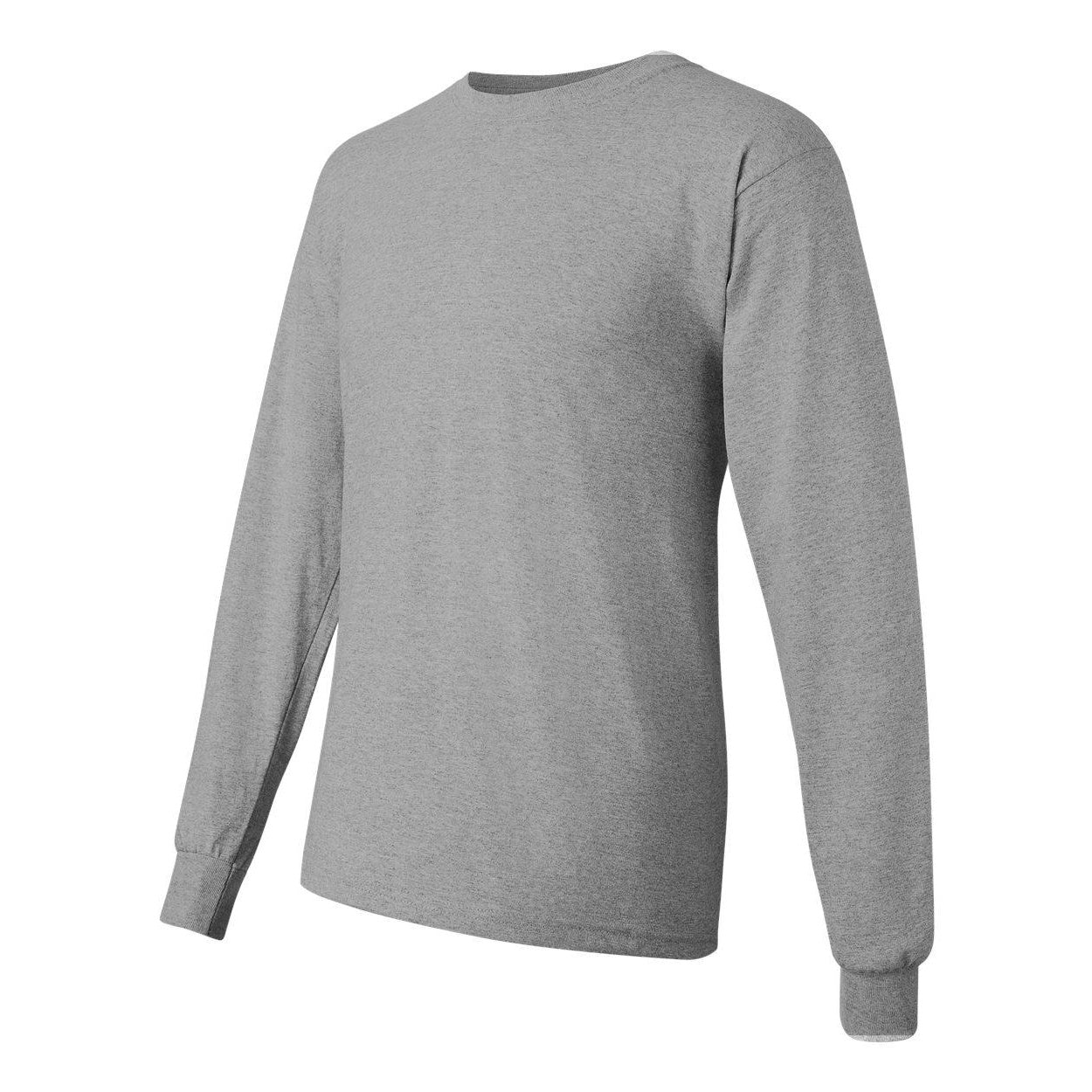 Royal - Back - Gildan Heavy Cotton Long Sleeve T-Shirt