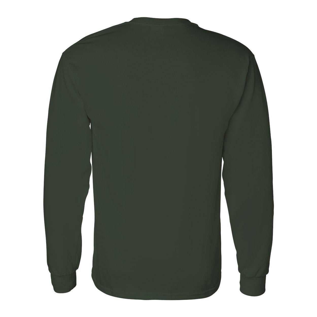 Carolina Blue - Side - Gildan Heavy Cotton Long Sleeve T-Shirt